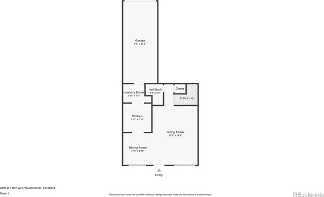 2896 W 119th Ave, Westminster, CO 80234 - view of home floor plan