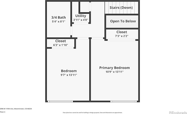 2896 W 119th Ave, Westminster, CO 80234 - view of room layout