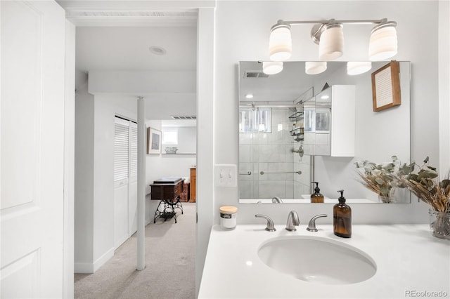 4401 Vrain St, Denver, CO 80212 - full bath featuring a stall shower and vanity