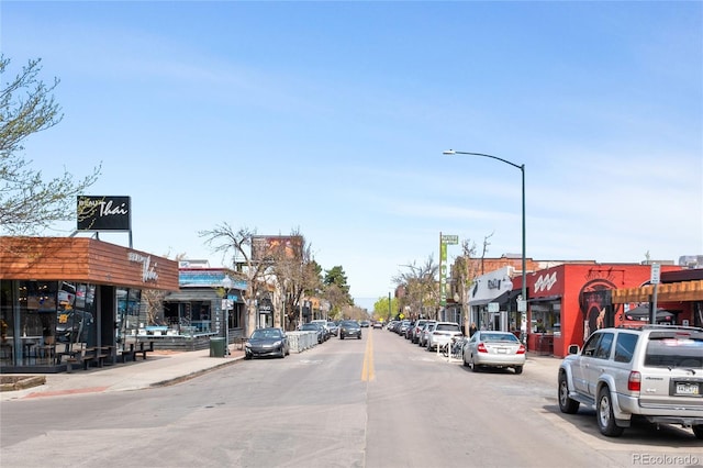 4401 Vrain St, Denver, CO 80212 - view of asphalt street with street lighting, sidewalks, and curbs