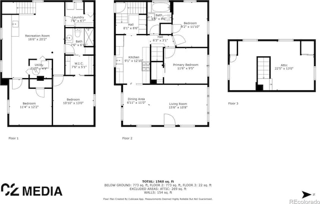 4401 Vrain St, Denver, CO 80212 - view of home floor plan