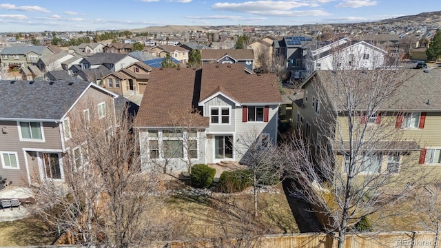 view of front facade featuring a residential view