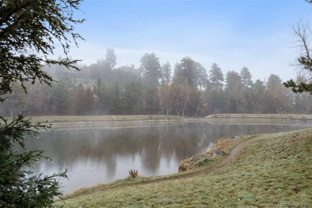 23551 Genesee Village Rd Unit H, Golden, CO 80401 - water view featuring a forest