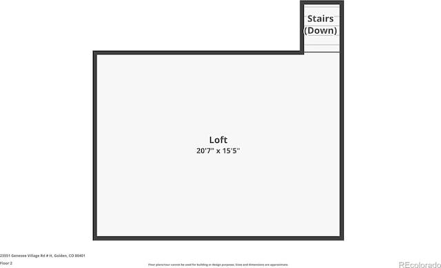 23551 Genesee Village Rd Unit H, Golden, CO 80401 - home floor plan