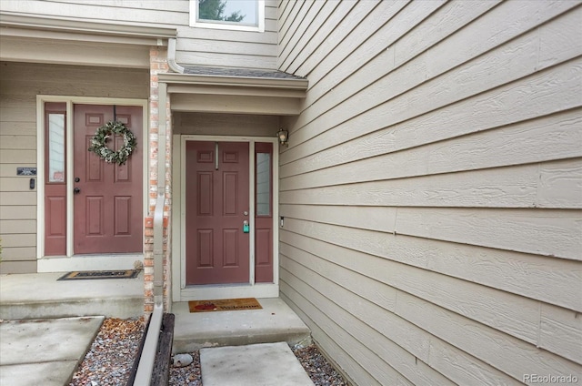 view of property entrance