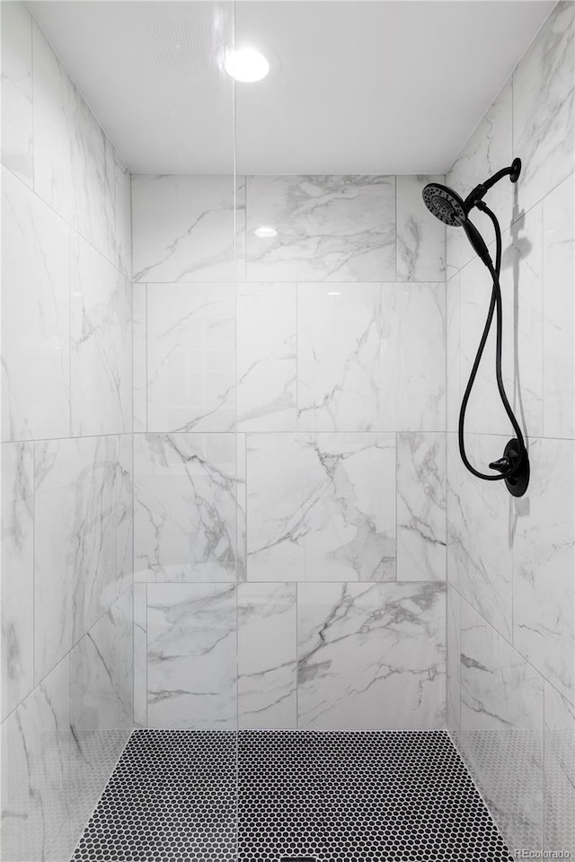 3930 S Hillcrest Dr, Denver, CO 80237 - full bath with tiled shower