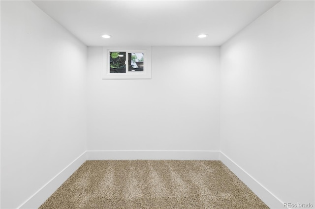 3930 S Hillcrest Dr, Denver, CO 80237 - carpeted empty room featuring recessed lighting