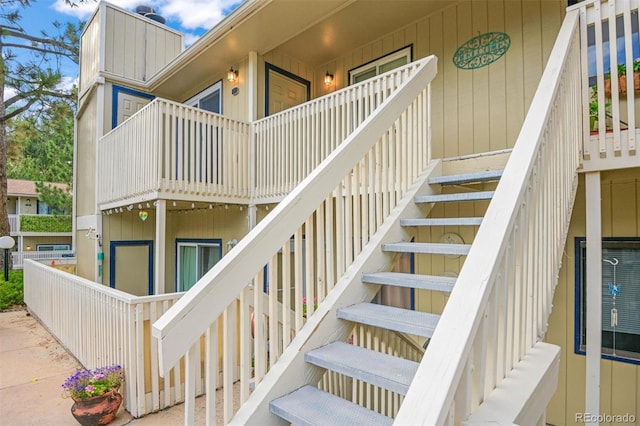 view of staircase