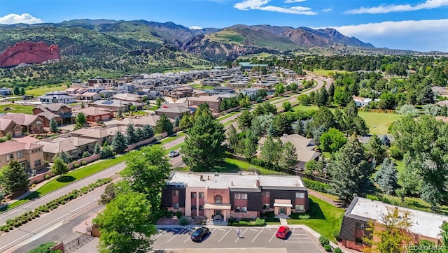2973 Mesa Rd Unit C, Colorado Springs, CO 80904 - bird's eye view of a mountain backdrop