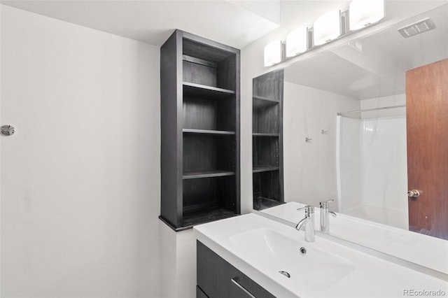 2973 Mesa Rd Unit C, Colorado Springs, CO 80904 - full bathroom featuring vanity and a shower