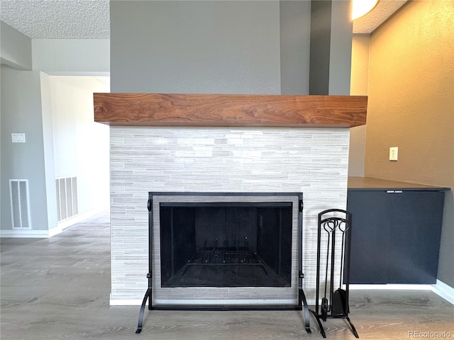 2973 Mesa Rd Unit C, Colorado Springs, CO 80904 - detailed view of a fireplace and wood finished floors