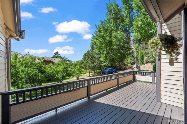 4219 Morning Star Dr, Castle Rock, CO 80108 - view of deck