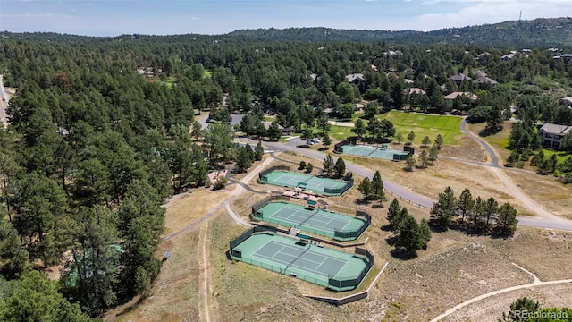 4219 Morning Star Dr, Castle Rock, CO 80108 - drone / aerial view of a forest