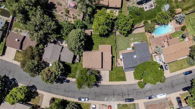 6240 W 110th Pl, Westminster, CO 80020 - aerial view of property and surrounding area with a pool