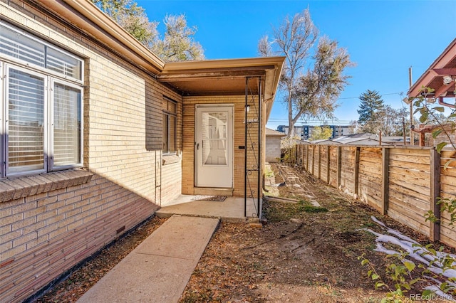 view of property entrance