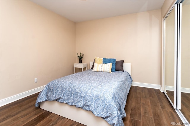 8160 W Phillips Ave, Littleton, CO 80128 - bedroom featuring wood finished floors and a closet