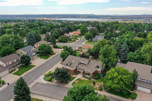 8160 W Phillips Ave, Littleton, CO 80128 - aerial view of residential area with a nearby body of water