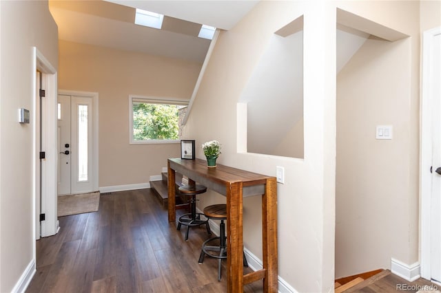 8160 W Phillips Ave, Littleton, CO 80128 - foyer entrance featuring dark wood-style floors and baseboards