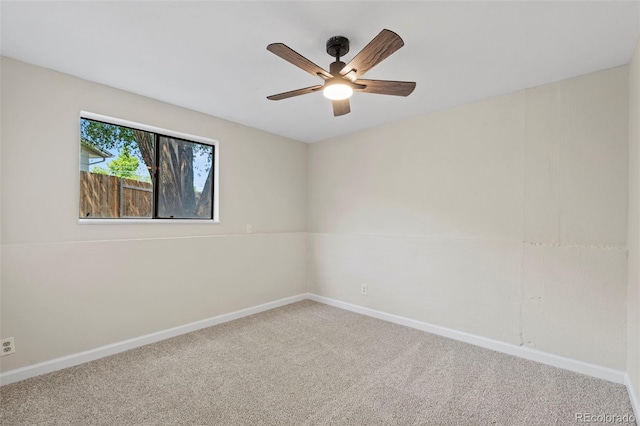 818 Don Juan Ct, Colorado Springs, CO 80909 - empty room featuring carpet floors, baseboards, and ceiling fan