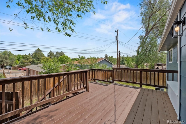 818 Don Juan Ct, Colorado Springs, CO 80909 - view of wooden deck