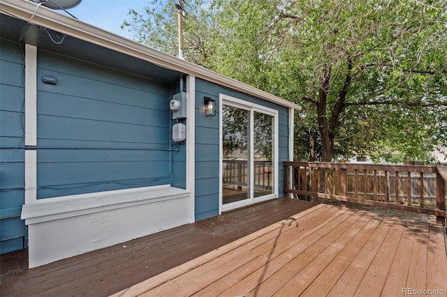 818 Don Juan Ct, Colorado Springs, CO 80909 - view of wooden terrace