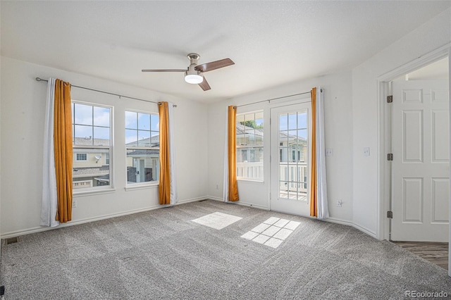 3000 E 112th Ave Unit 61, Northglenn, CO 80233 - spare room with carpet floors and ceiling fan