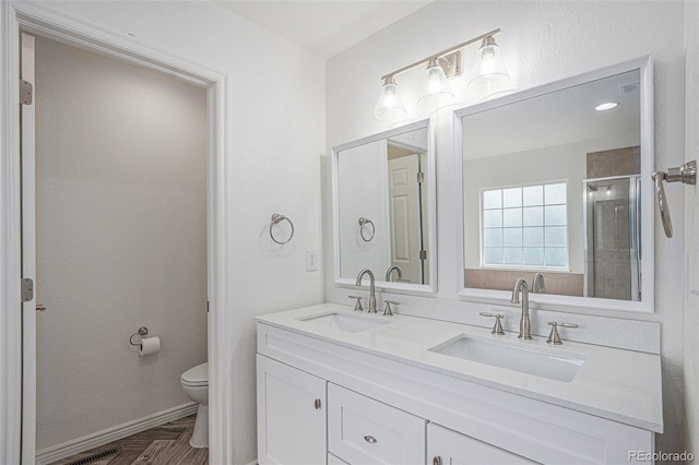 3000 E 112th Ave Unit 61, Northglenn, CO 80233 - full bath with double vanity and a stall shower