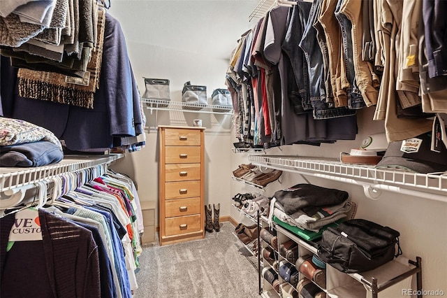 2857 Hiwan Dr, Evergreen, CO 80439 - walk in closet with carpet floors