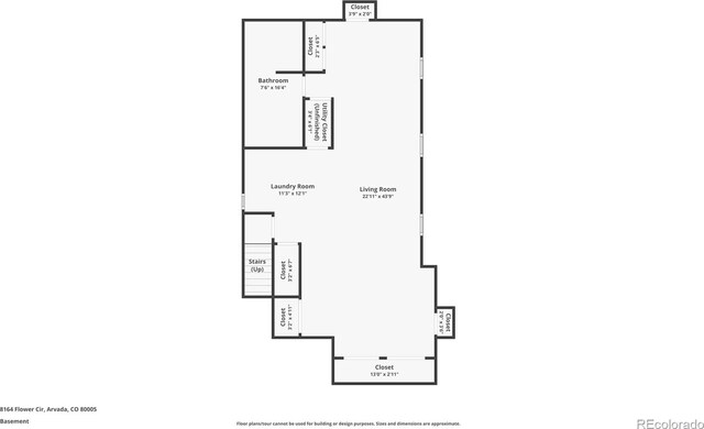8164 Flower Cir, Arvada, CO 80005 - property floor plan