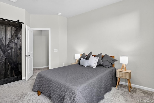 19629 W 93rd Dr Unit C, Arvada, CO 80007 - bedroom with carpet and a barn door