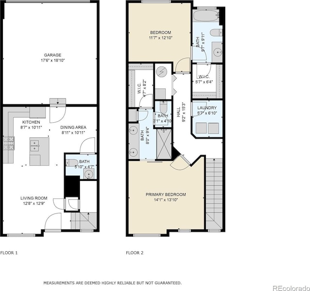 19629 W 93rd Dr Unit C, Arvada, CO 80007 - view of home floor plan