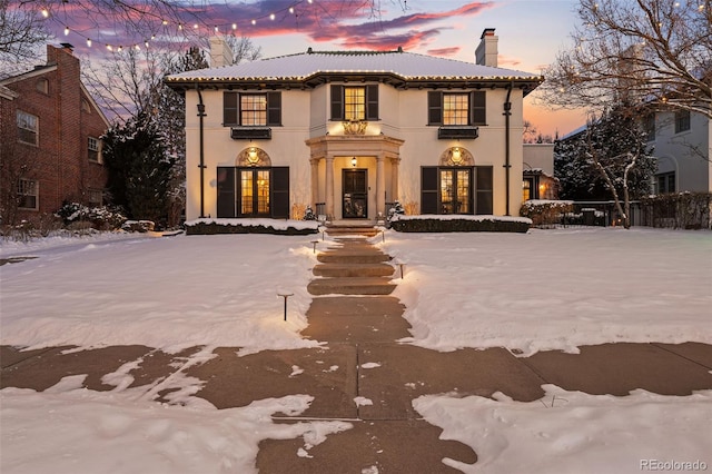 view of mediterranean / spanish-style home