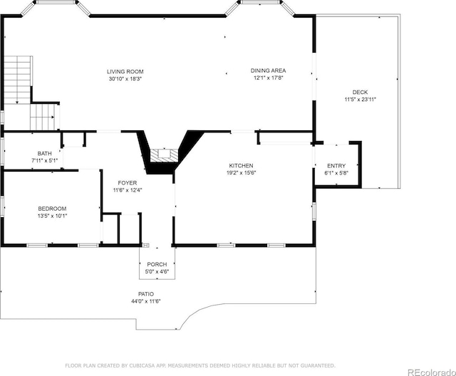 688 Obsidian Dr, Florissant, CO 80816 - home floor plan