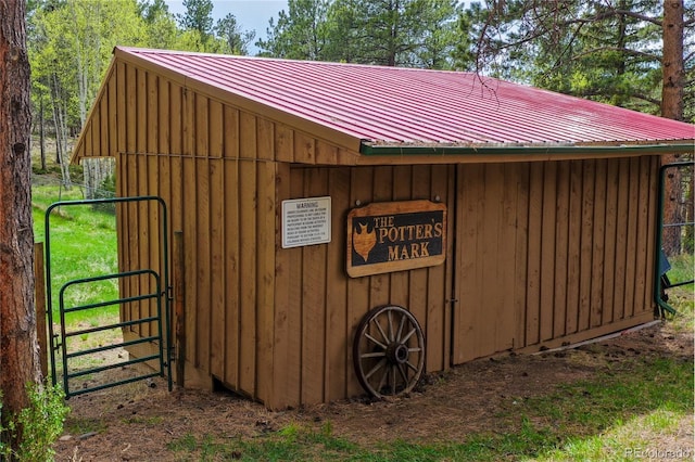 688 Obsidian Dr, Florissant, CO 80816 - view of outbuilding