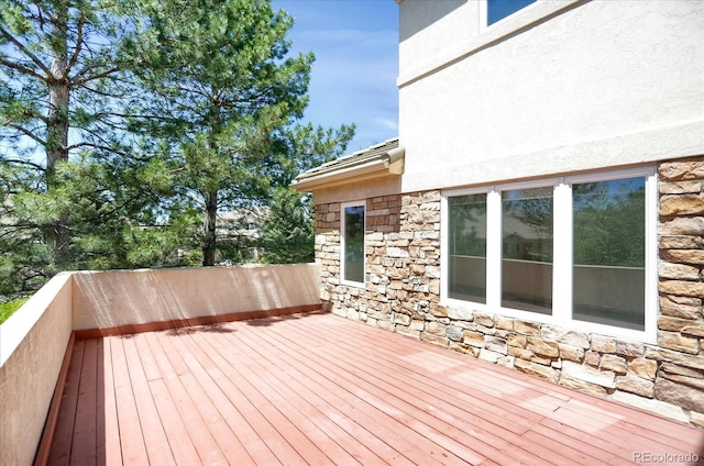 view of deck