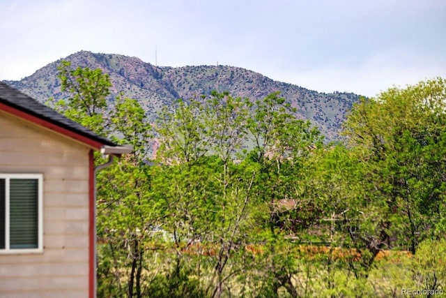 view of mountain backdrop