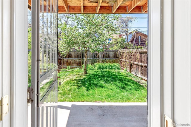 doorway to outside with a wealth of natural light