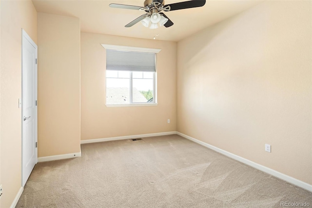 5562 W 72nd Pl, Westminster, CO 80003 - carpeted spare room with a ceiling fan and baseboards