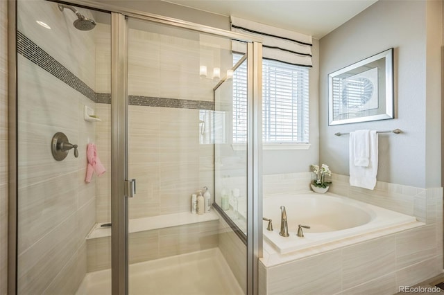 1261 W 170th Ave, Broomfield, CO 80023 - bathroom featuring a bath and a shower stall