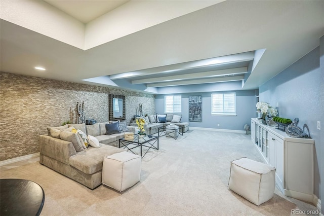1261 W 170th Ave, Broomfield, CO 80023 - living room featuring baseboards and carpet floors