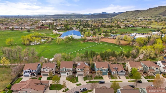 15960 W 62nd Dr, Arvada, CO 80403 - birds eye view of property featuring a mountain view and a residential view