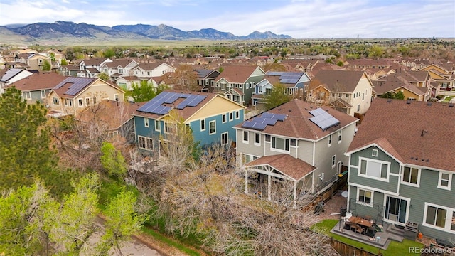 15960 W 62nd Dr, Arvada, CO 80403 - bird's eye view with a mountain view and a residential view