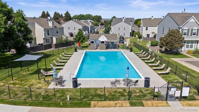 10814 Bayfield Way, Parker, CO 80138 - community pool with a residential view