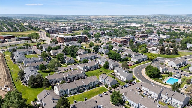 10814 Bayfield Way, Parker, CO 80138 - aerial view of property's location featuring a pool area