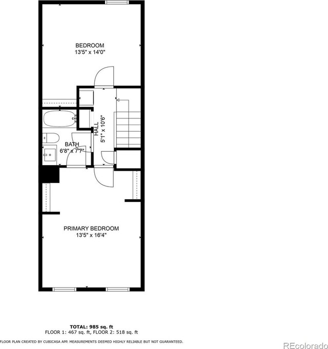 10814 Bayfield Way, Parker, CO 80138 - view of floor plan / room layout