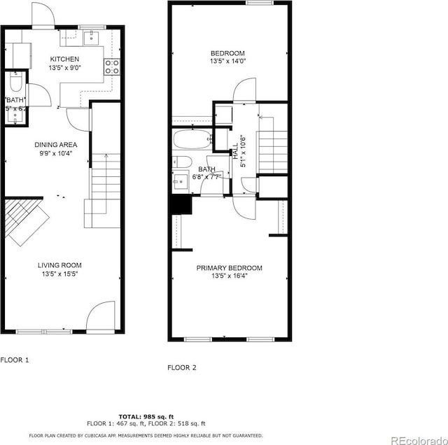 10814 Bayfield Way, Parker, CO 80138 - view of property floor plan