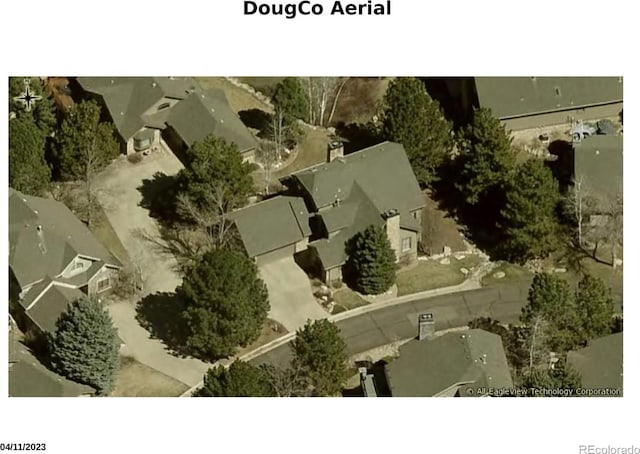 9 Roder Gate Ln, Castle Pines, CO 80108 - aerial view of property's location featuring nearby suburban area