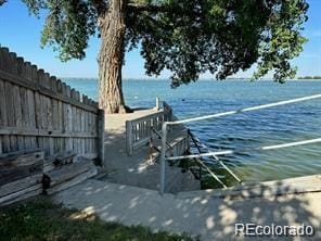 213 Kiowa Rd, Weldona, CO 80653 - dock area with a water view