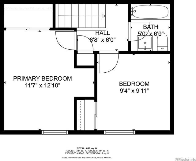 1355 Gaylord St Unit 6, Denver, CO 80206 - home floor plan