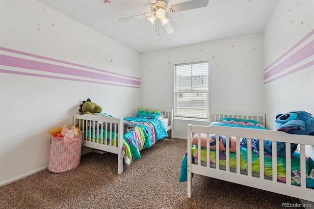 178 Blue Bonnet Dr, Brighton, CO 80601 - carpeted bedroom featuring a ceiling fan and baseboards